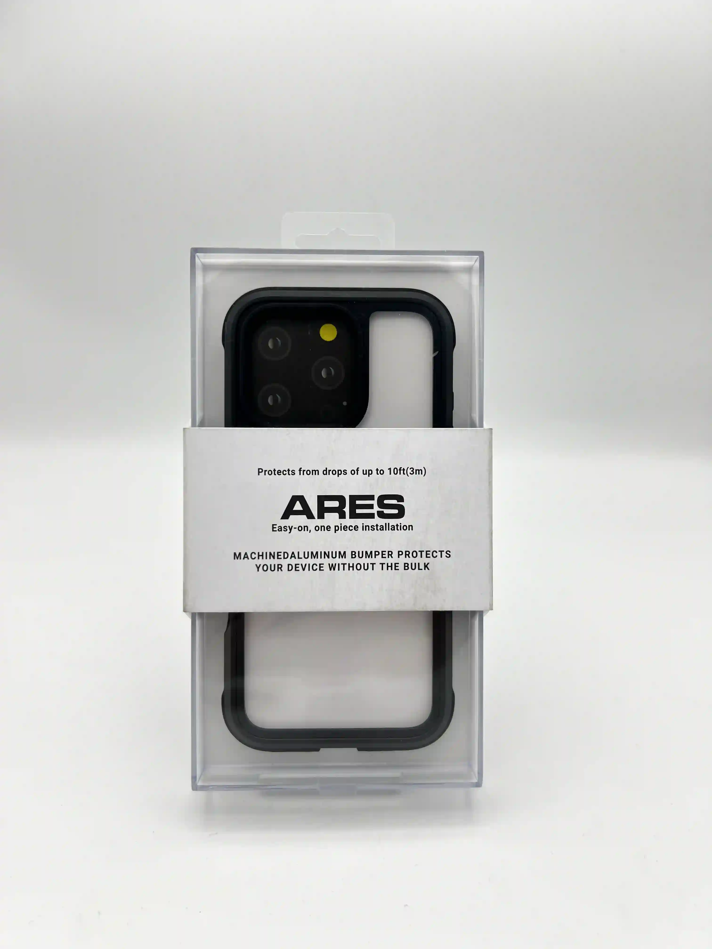 کاور هیبریدی Kzdoo مدل ARES | قاب شفاف ضد ضربه iPhone 16 Pro