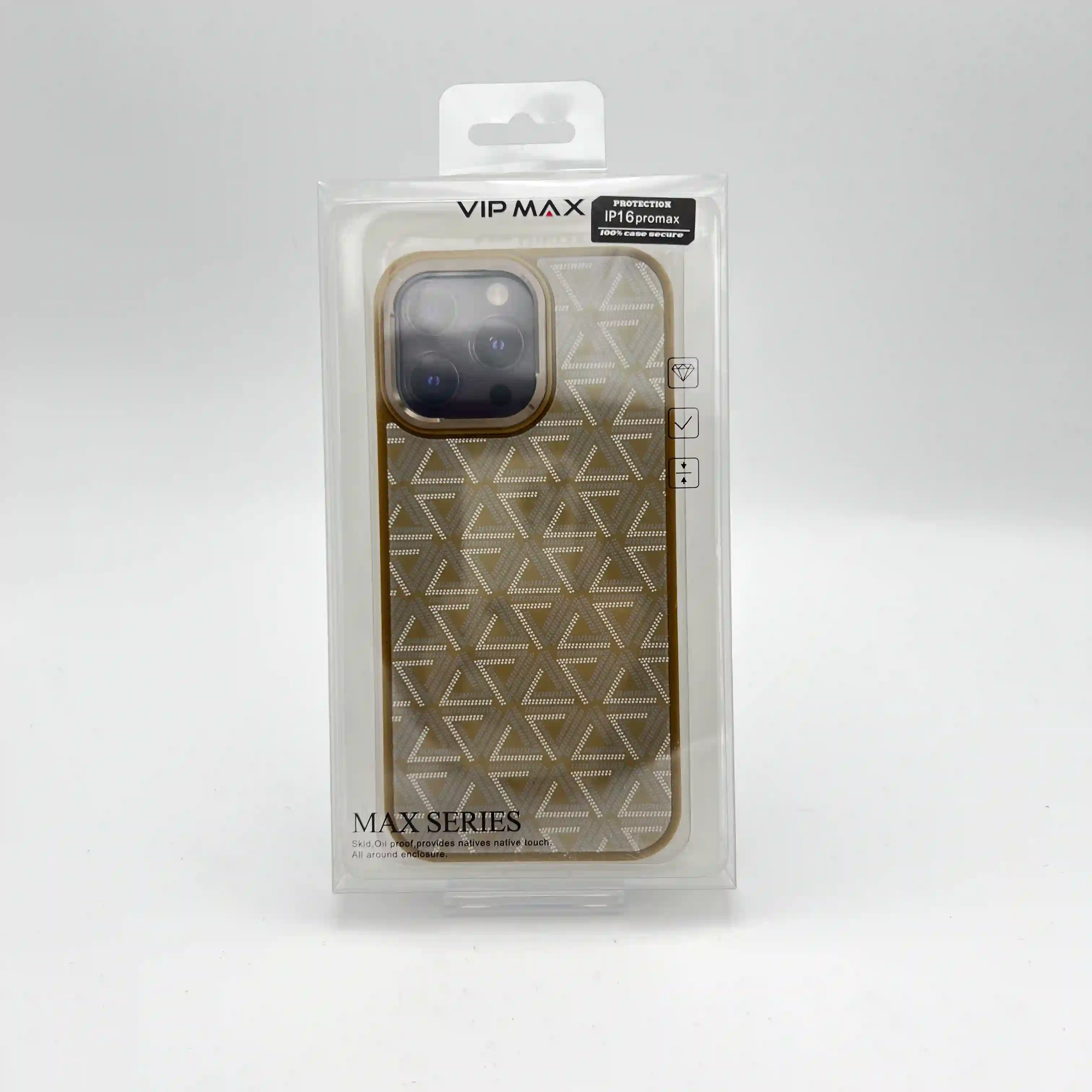 کاور طرح دار هندسی VIP MAX مدل MAX SERIES| محافظ iPhone 16 Pro Max