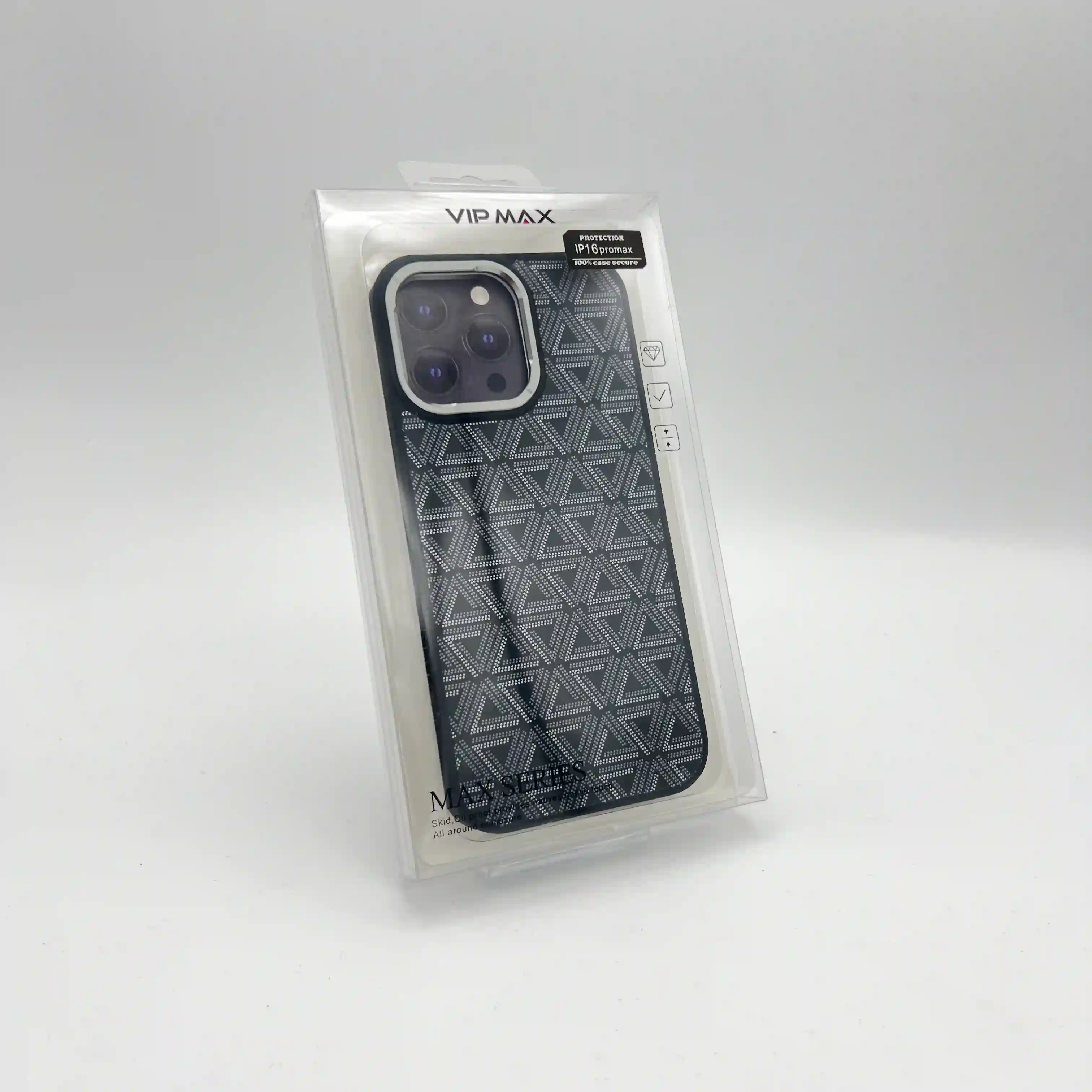 کاور طرح دار هندسی VIP MAX مدل MAX SERIES| محافظ iPhone 16 Pro Max
