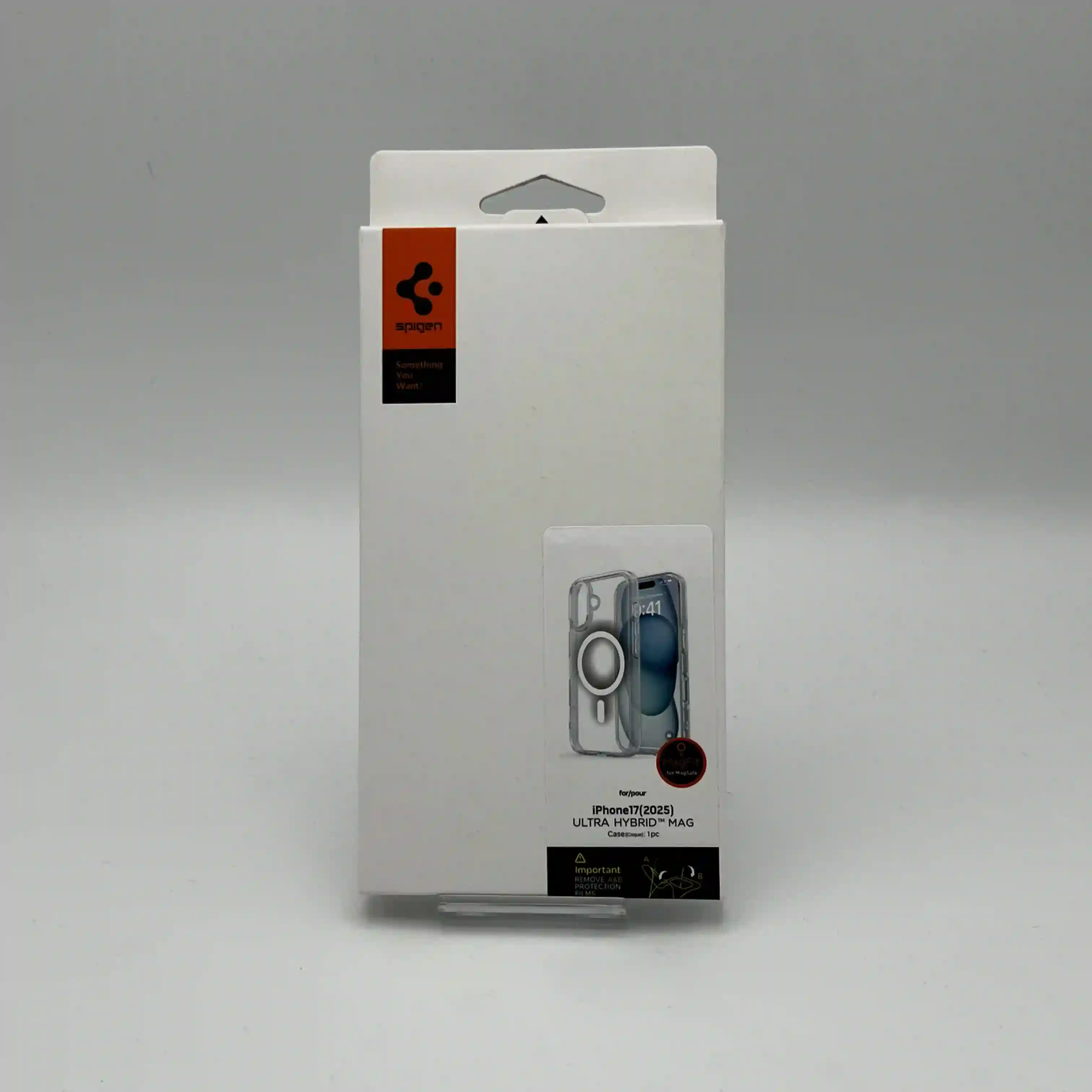 کاور Spigen Ultra Hybrid Mag آیفون ۱۷ | قاب شفاف مگ‌سیف با استاندارد نظامی
