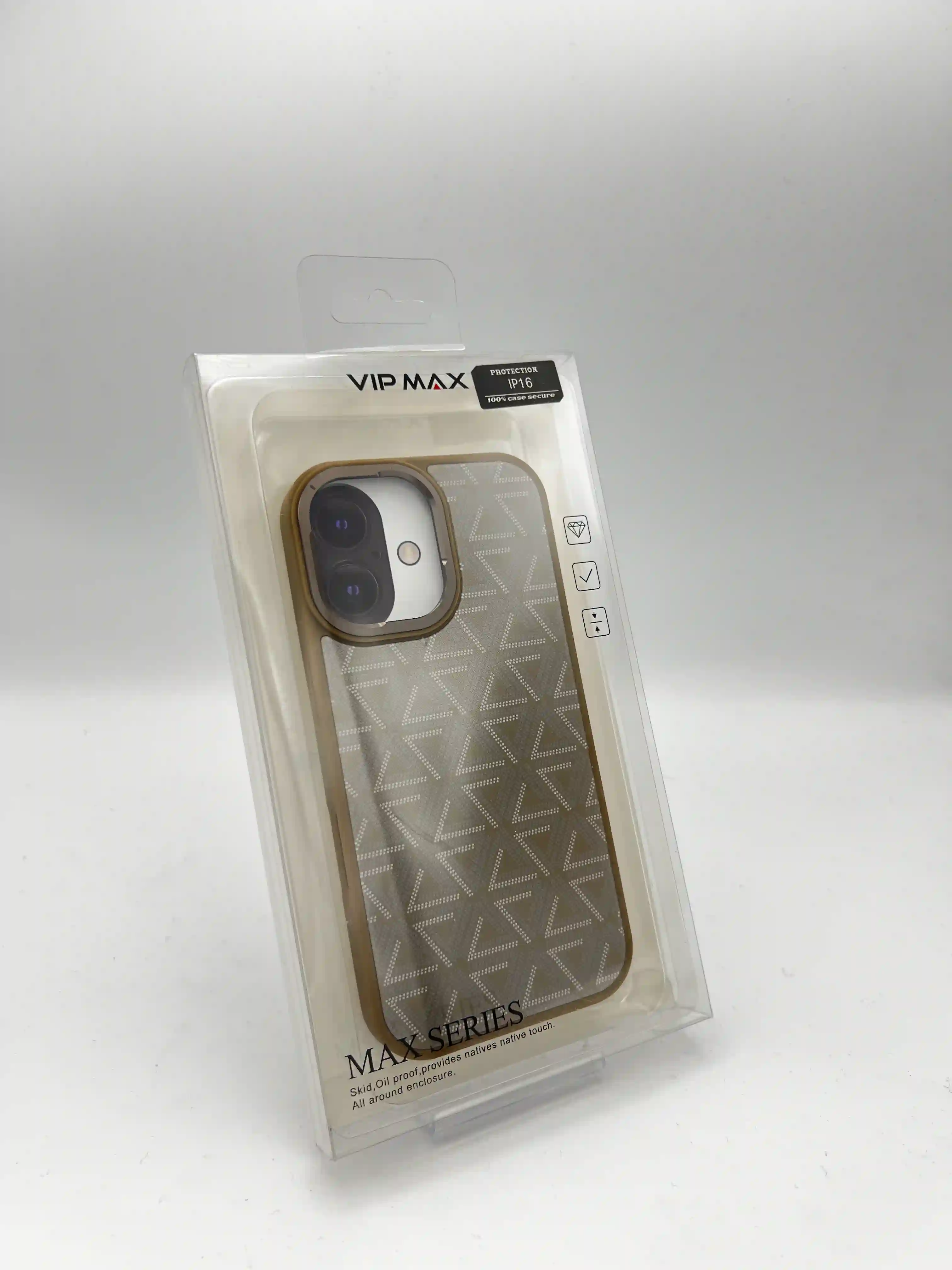 کاور طرح دار هندسی VIP MAX مدل MAX SERIES| محافظ iPhone 16 Normal
