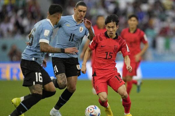 توقف اروگوئه مقابل نماینده آسیا/ کره‌جنوبی هم دست خالی نماند 
