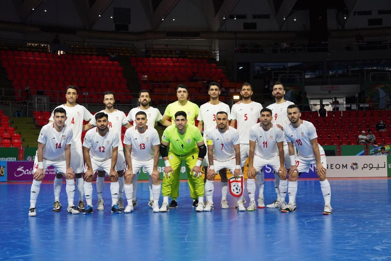 جام ملت‌های فوتسال آسیا؛ ترکیب ایران مقابل تایلند