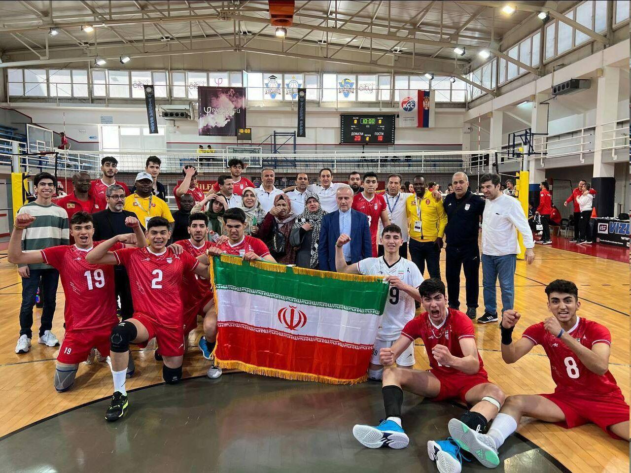 قهرمانی ایران در رقابت های جهانی والیبال دانش آموزی