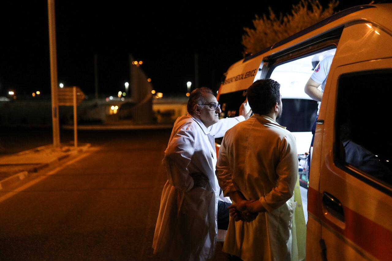 تصاویر انتقال صابر کاظمی به ایران