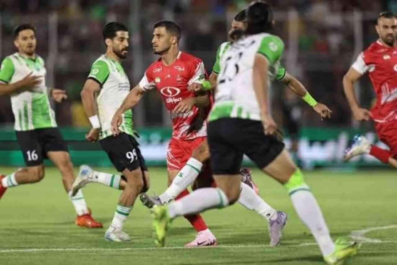 خیبر خرم آباد 1-0 پرسپولیس تهران؛ نیمه اول