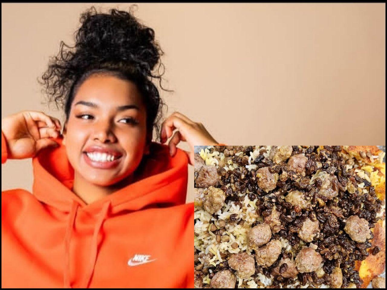 از عدس پلو تا خورشت کرفس؛ حظ خالص بازیکن آمریکایی تیم بسکتبال زنان استقلال از غذاهای ایرانی! / عکس