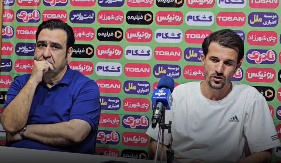 حدادی فر: مقابل پرسپولیس دنبال بازی هجومی بودیم و استحقاق باخت را نداشتیم