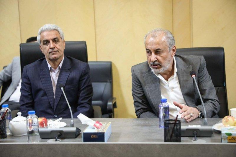 عکس از رضا درویش مدیرعامل پرسپولیس