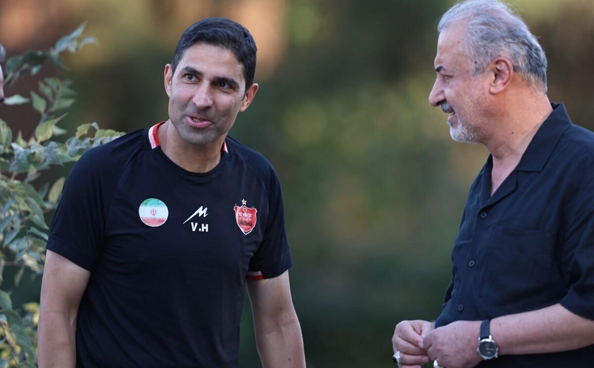 وحید هاشمیان - پرسپولیس - رضا درویش - لیگ برتر