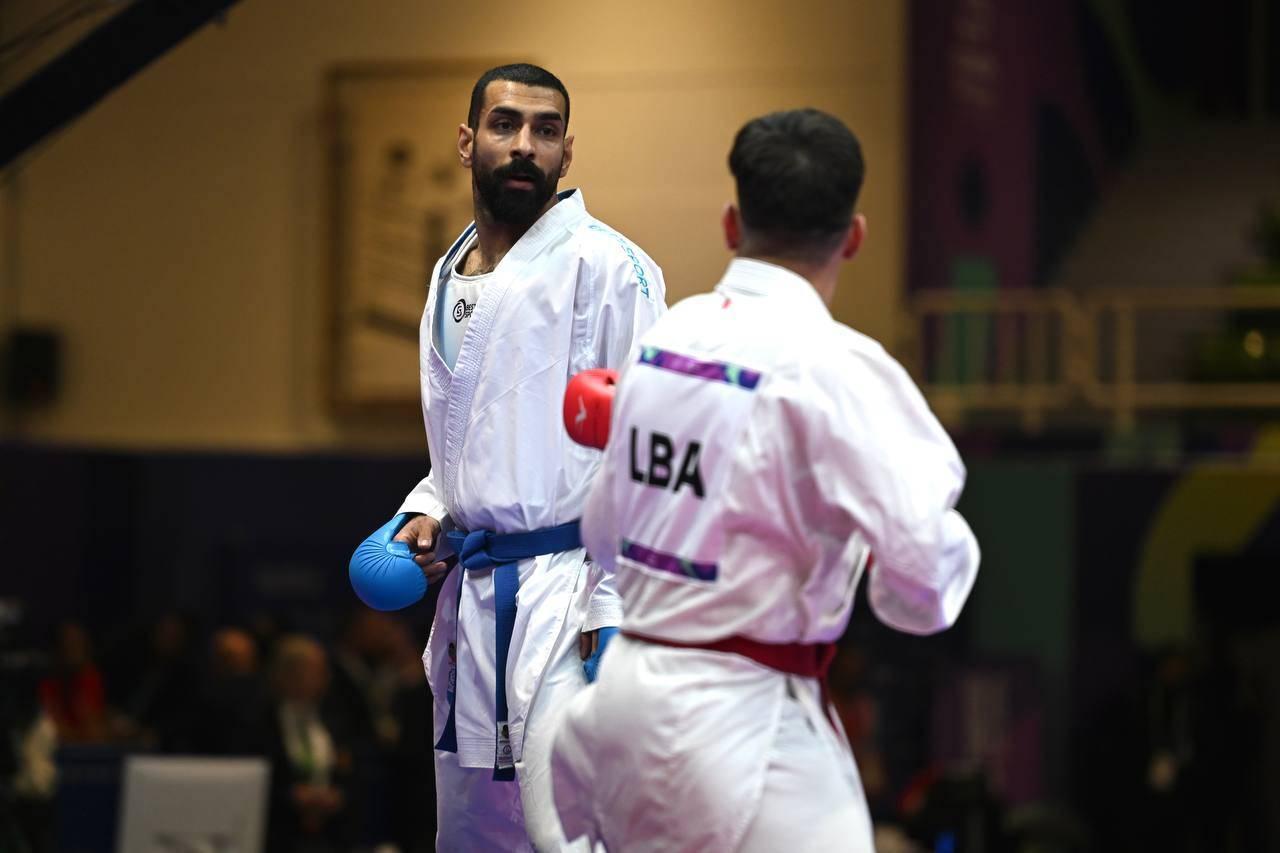 کاراته بازی‌های همبستگی اسلامی؛ صعود اباذری به مرحله نهایی