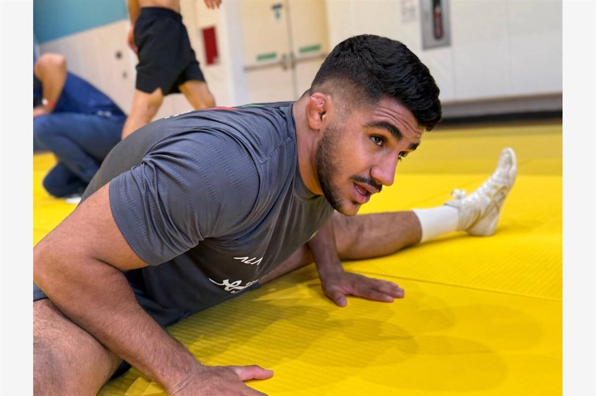 برگزاری نخستین تمرین تیم ملی کشتی فرنگی ایران در ریاض