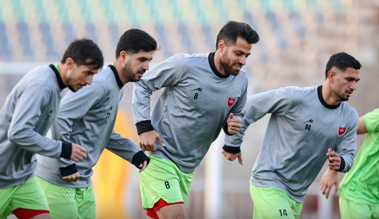 بازگشت رضا شکاری به تمرینات گروهی پرسپولیس / گزارش تصویری