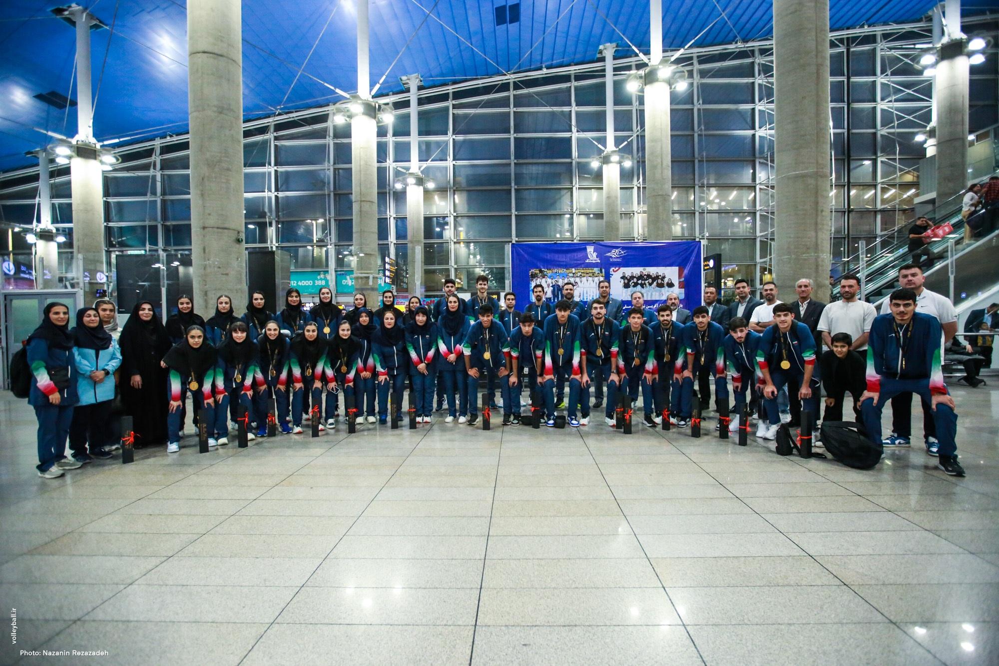 بازتاب قهرمانی تیم والیبال کمتر از ۱۸ سال دختر ایران در فدراسیون جهانی