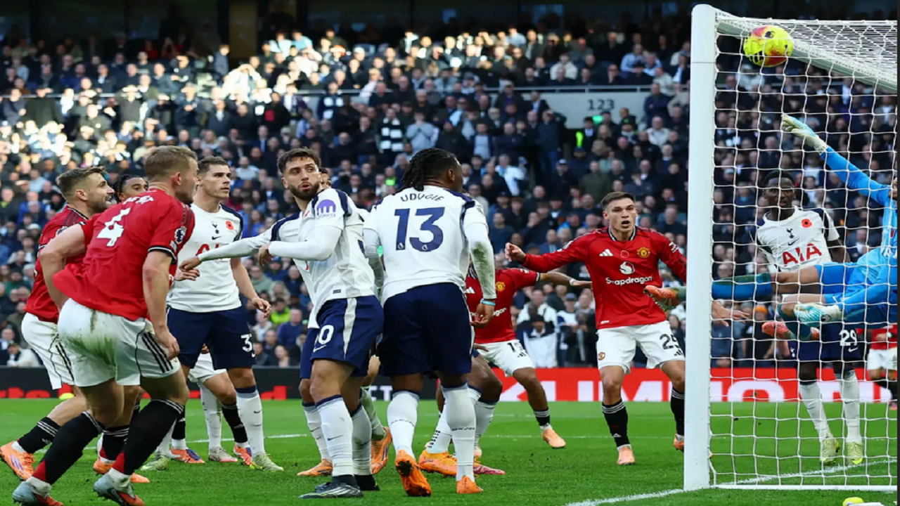 تاتنهام ۲ - ۲ منچستریونایتد/ کامبک در کامبک در سکانسهای هیجان انگیز آخر + فیلم