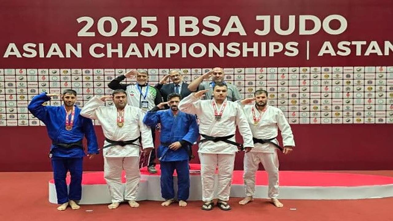 نایب قهرمانی جودوکاران نابینا و کم‌بینای ایران در آسیا