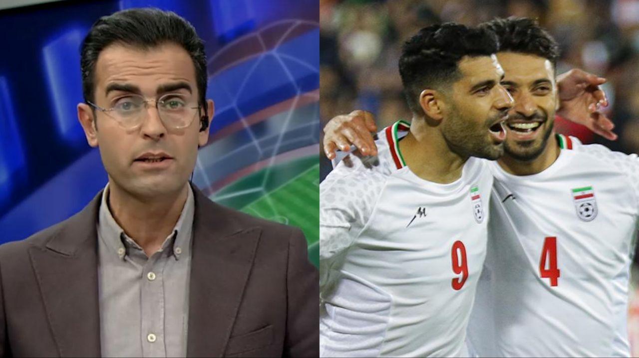 مجری تلویزیون خطاب به خلیل زاده و طارمی: اگر به ما نمی‌گویید بی‌مغز، انتقاد بکنیم؛ موقع حواله‌گرفتن اوضاع خوب است؟