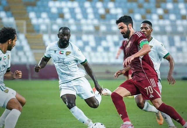 فرار الوحده امارات از شکست با گلزنی مهاجم ایرانی