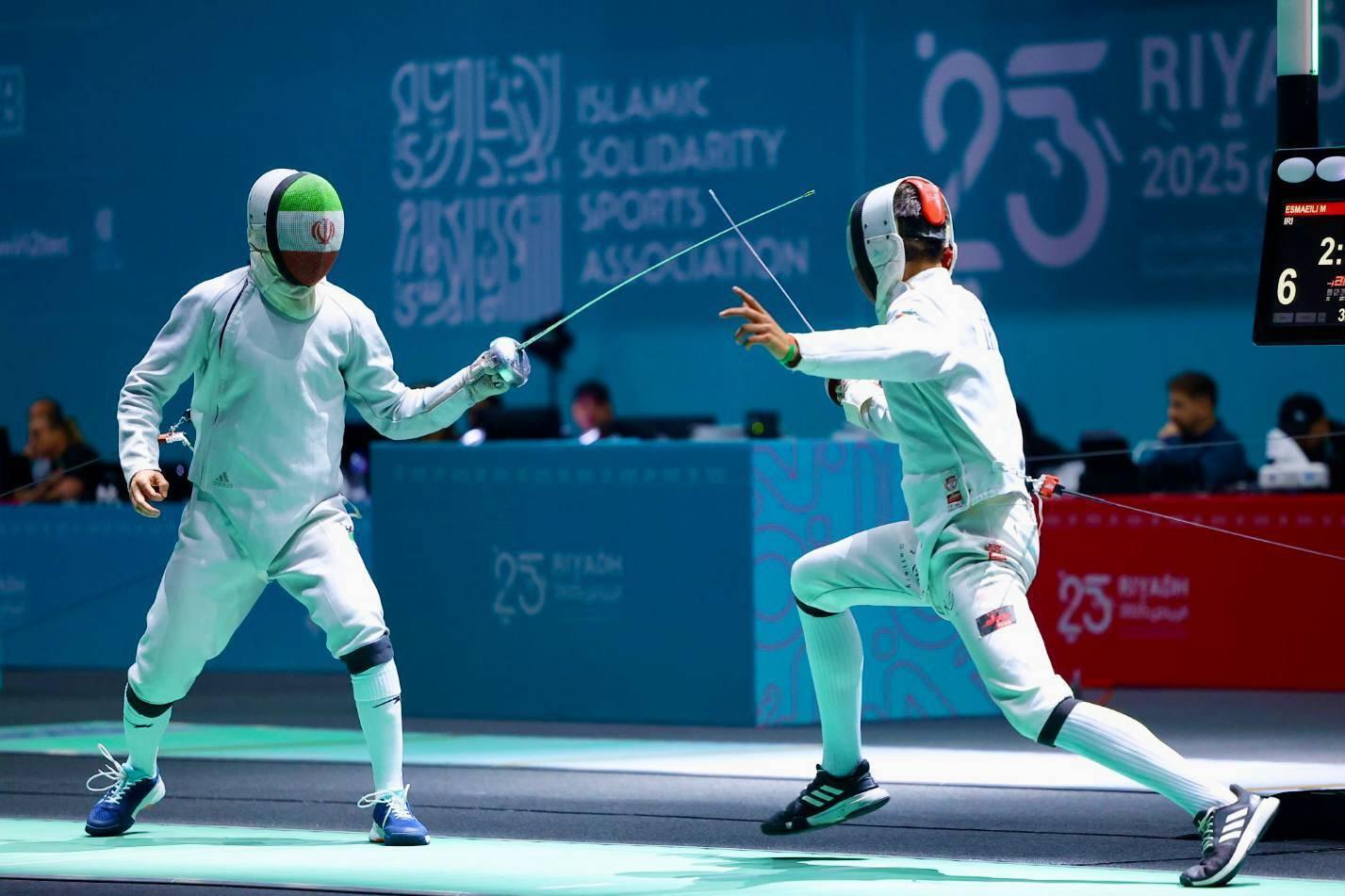بازیهای همبستگی اسلامی؛ رقابت شمشیربازان ایرانی با پیروزی موشحی