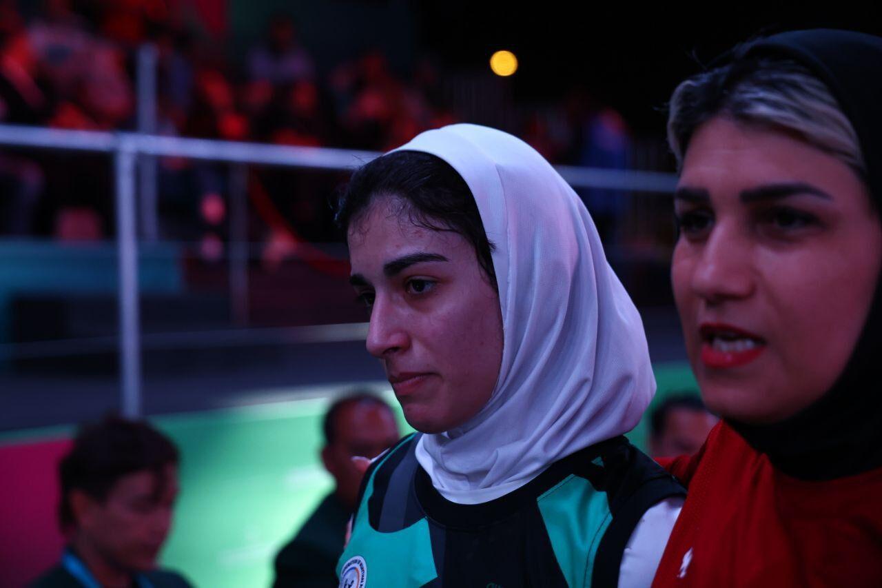 زهرا اکبری مدال نقره موی تای زنان ایران را کسب کرد