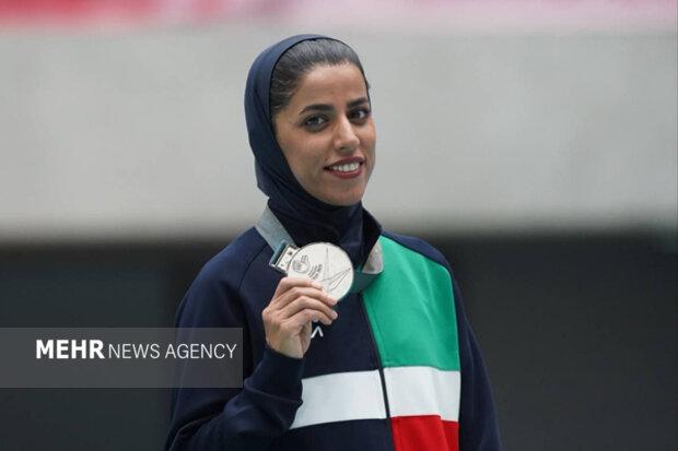 خدابنده پس از کسب مدال نقره: دیدن پرچم ایران خستگیهایم را از بین برد