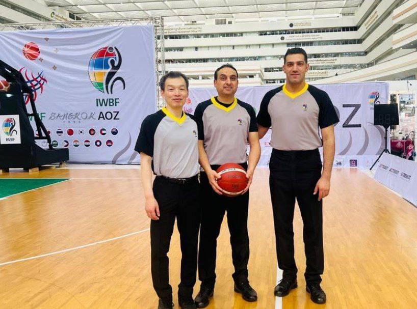 حضور داور ایرانی در مسابقات بسکتبال با ویلچر ۲۰۲۵ قهرمانی آسیا و اقیانوسیه