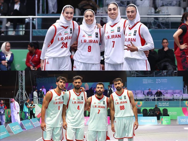 بازیهای همبستگی اسلامی؛ برنامه تیمهای ملی بسکتبال سه به سه ایران در نیمهنهایی