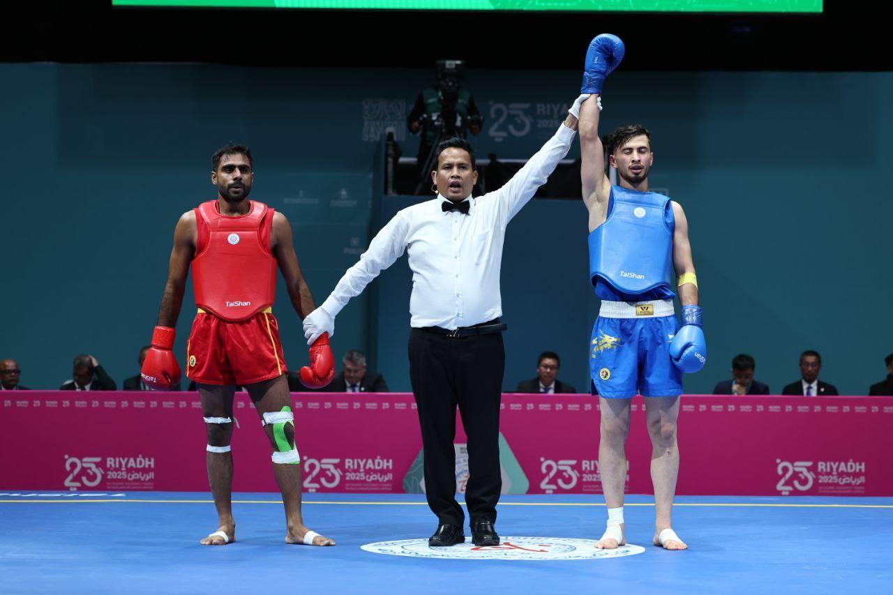 بازیهای همبستگی اسلامی؛ صعود عرفان محرمی به نیمه نهایی ووشو