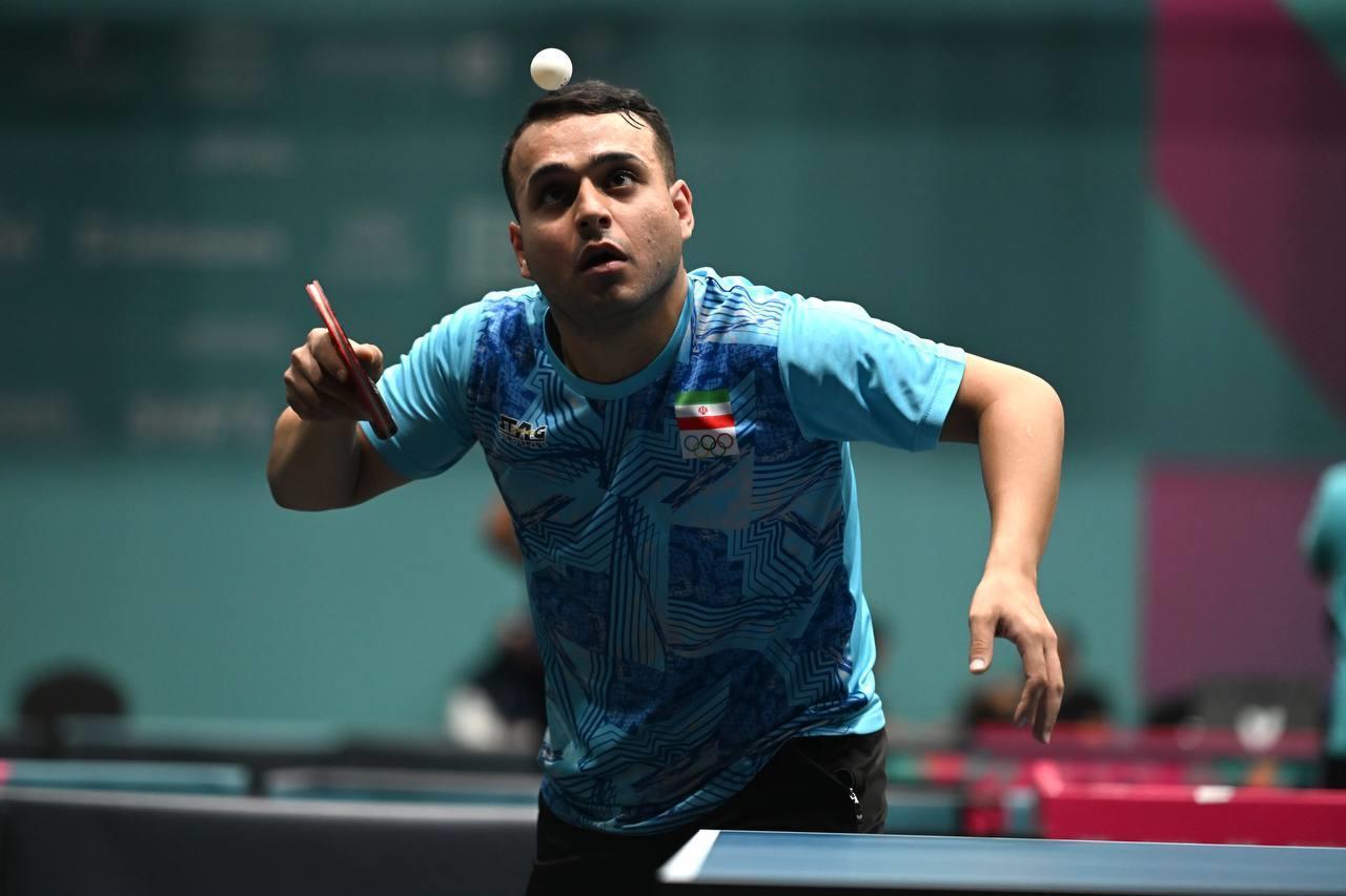 پیروزی هدایی مقابل پینگ‌پنگ‌باز گویان