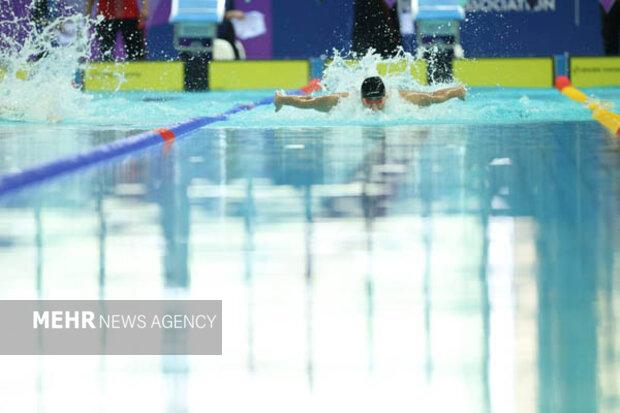 تیم ۴ در ۱۰۰ متر شنای آزاد فینالیست شد