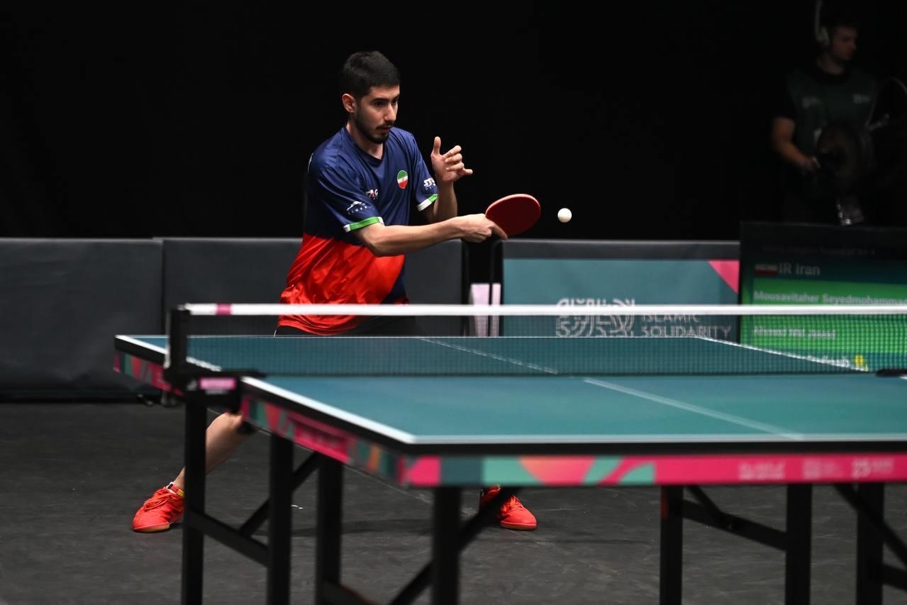 پیروزی موسوی در گام نخست انفرادی تنیس‌روی‌میز