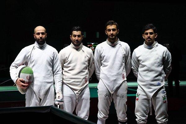 مدال برنز تیم شمشیربازی اسلحه اپه قطعی شد