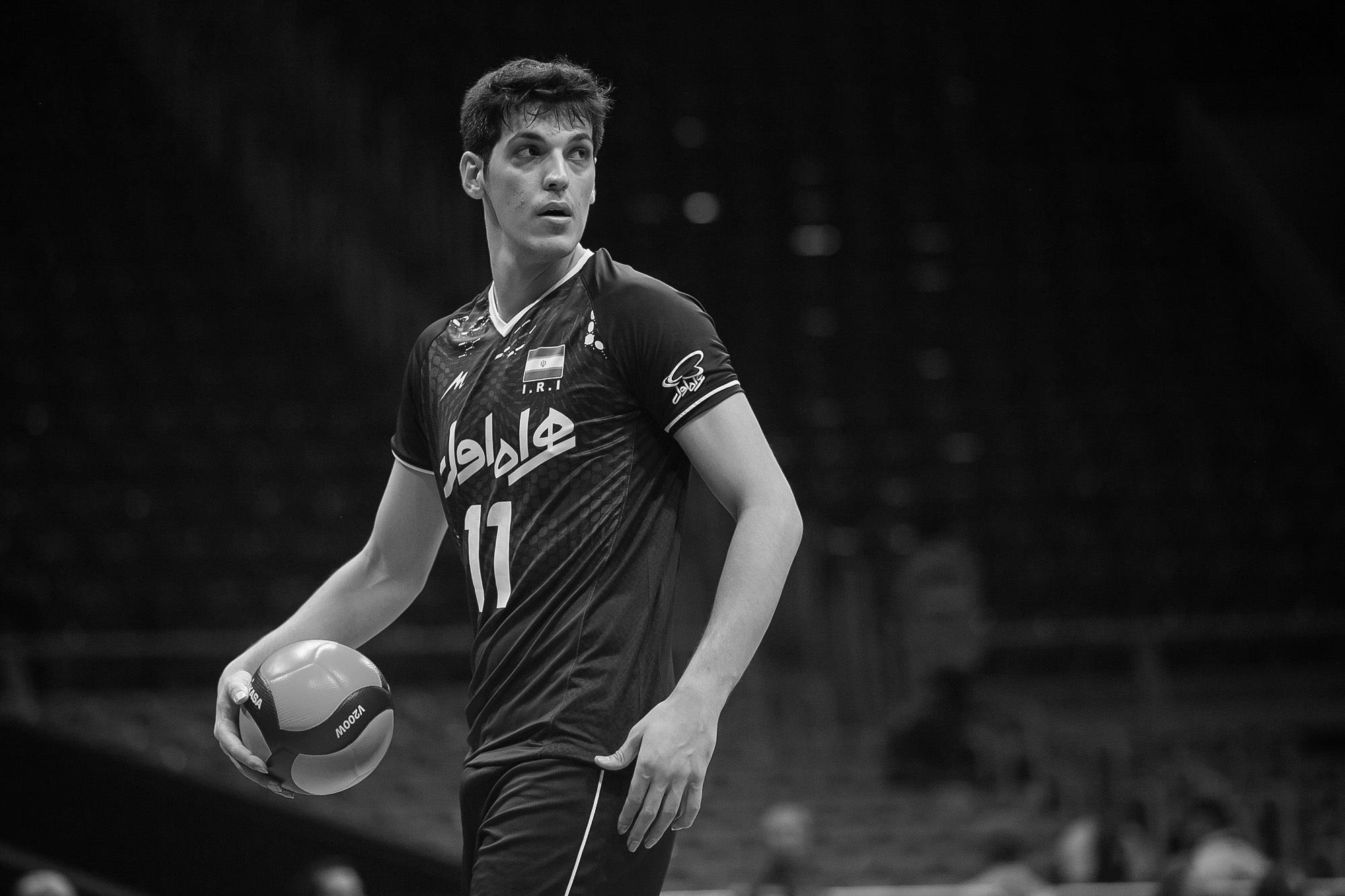 ملی پوشان والیبال با بازوبند مشکی در ریاض و امان به میدان میروند