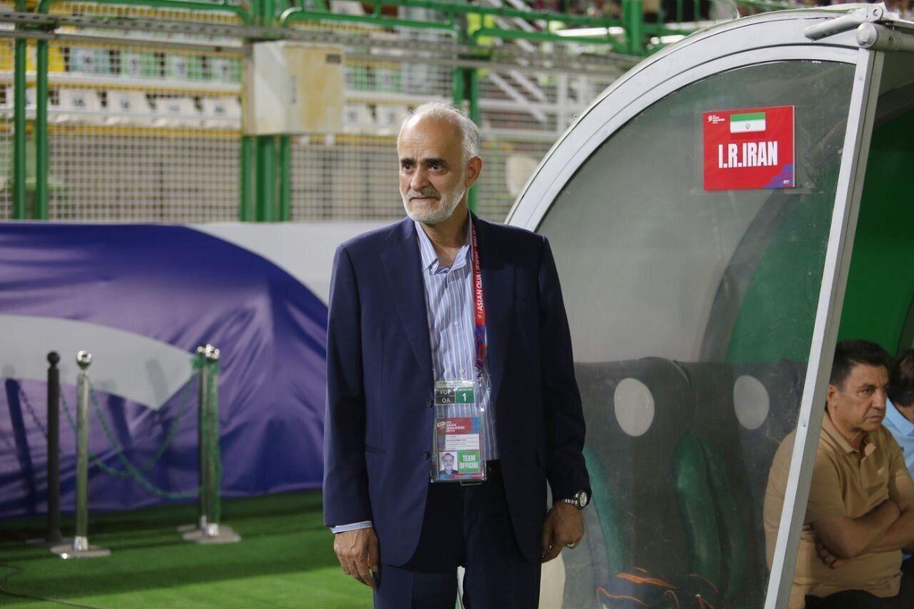 مهدی محمدنبی: انشالله در این فضا کار کردن و عرق ریختن به نتیجه برسد