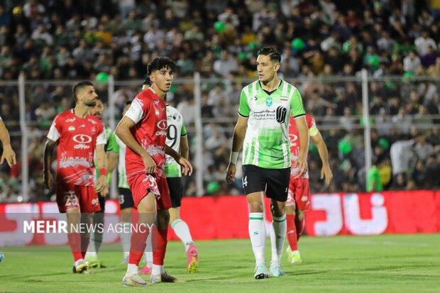 باخت یک نیمه ای پرسپولیس مقابل خیبر خرم‌آباد