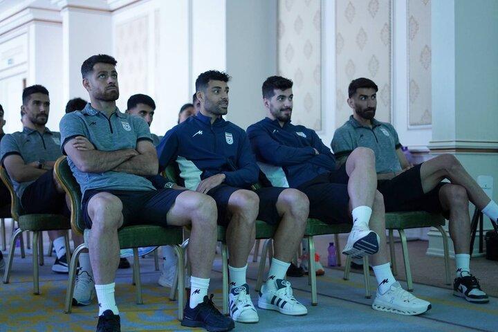 برگزاری جلسه فنی تیم ملی در روز دیدار با قطر
