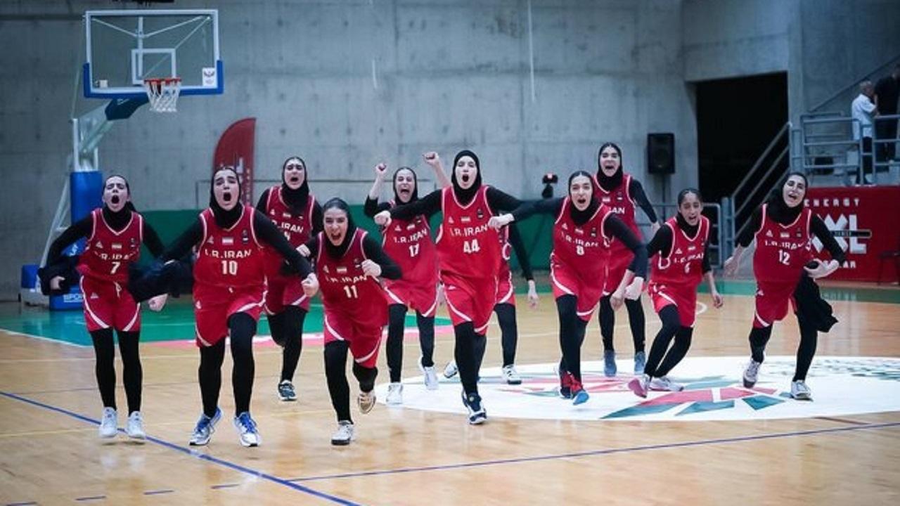 دومین برد دختران بسکتبال ایران در غرب آسیا و صعود به فینال
