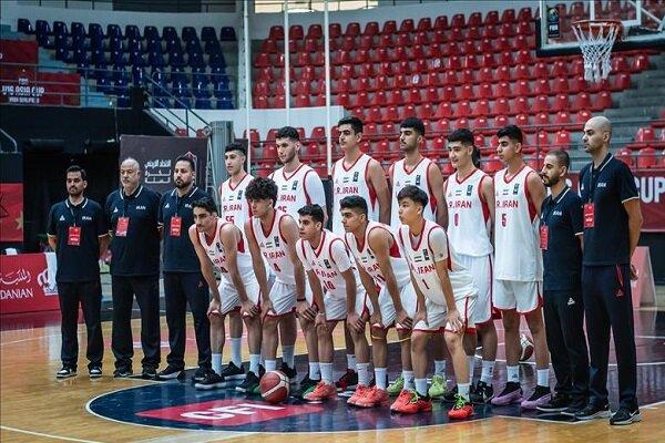 شکست تیم زیر ۱۶ سال بسکتبال ایران مقابل لبنان در مسابقات غرب آسیا