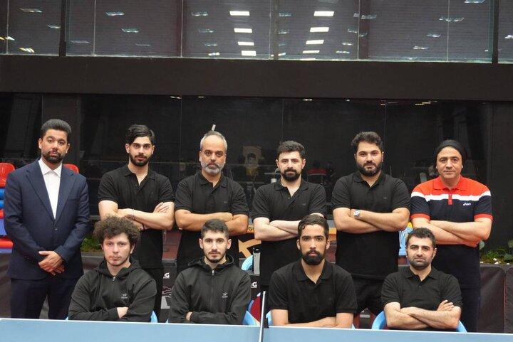پتروشیمی یک گام به قهرمانی لیگ تنیس روی میز نزدیک شد