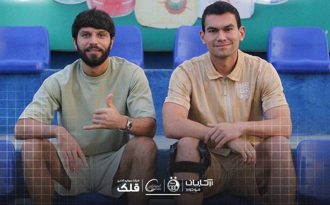 واکنش رستم آشورماتوف به اخبار مصدومیت؛ به‌همراه یک استقلالی دیگر / عکس