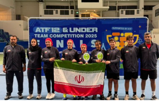 تنیس کمتر از ۱۲ سال قهرمانی آسیا؛ دختران ایران نتیجه بازی نخست را واگذار کردند