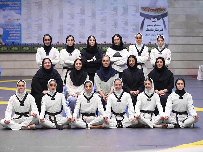ناهید کیانی و مبینا نعمت زاده در تیم ملی زنان تکواندو