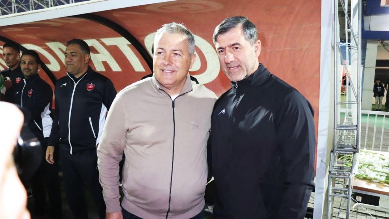 دراگان اسکوچیچ سرمربی سابق تراکتور - کریم باقری مربی پرسپولیس - لیگ برترایران