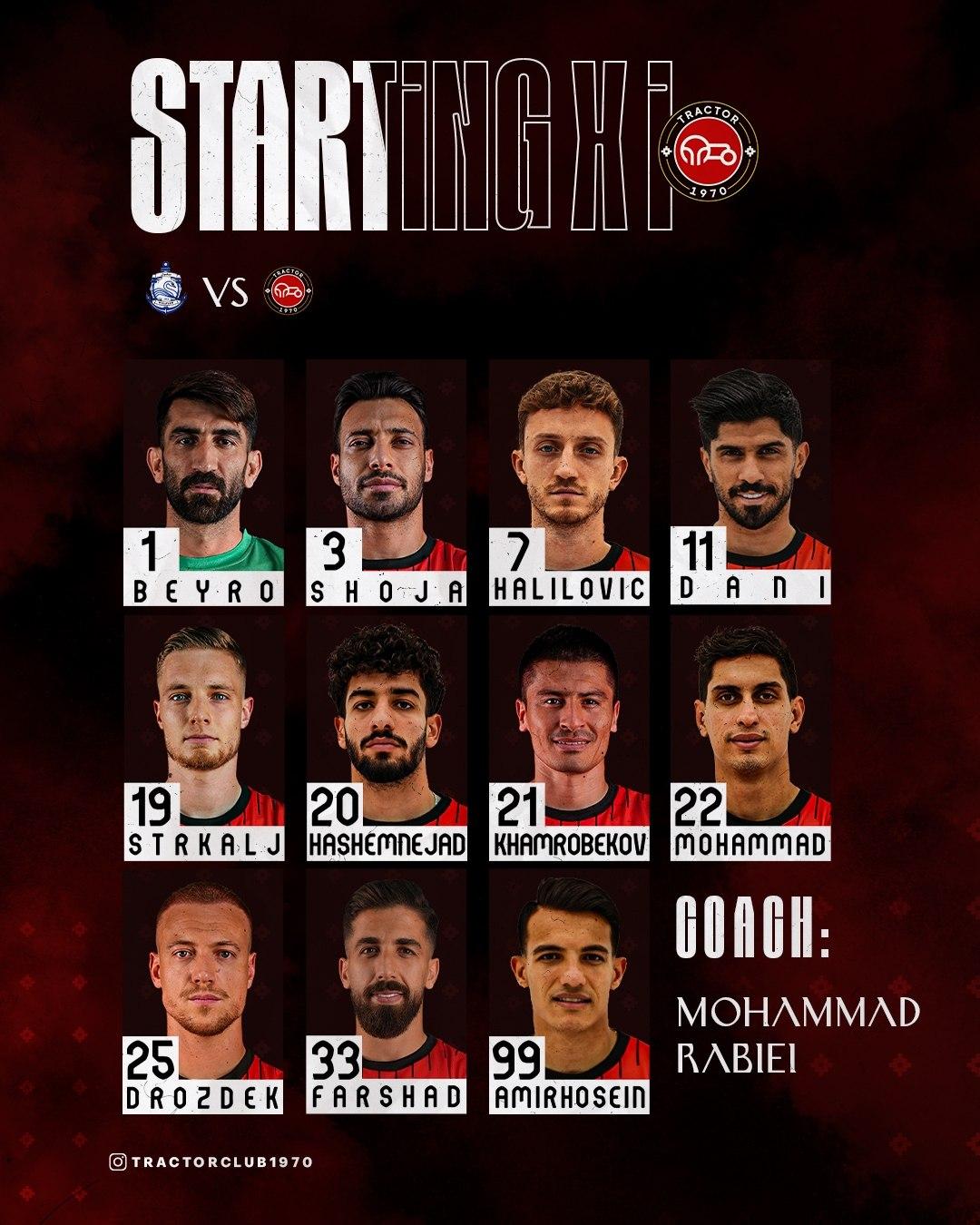 عکس از ترکیب تراکتور مقابل ملوان