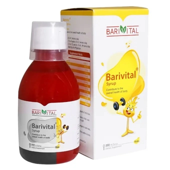شربت باريويتال کودکان 200 ml طعم پرتقال باريج اسانس