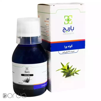 شربت آلوئه ورا باریج اسانس 120 میلی لیتر