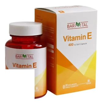 سافت ژل ويتامين E 400 IU باريويتال 30 عددي باريج اسانس