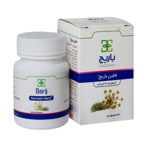 کپسول ژلاتيني نرم فنلين 30 عددي باريج اسانس