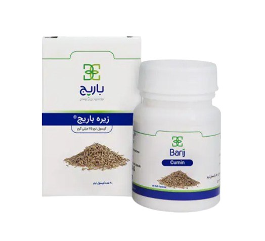 زیره سافت ژل 25 باریج اسانس بسته 60 عددی