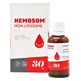 قطره آهن ليپوزوم 30 ml طعم شير توت فرنگي وندا فارمد